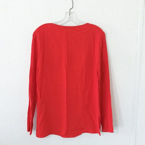 Zara Tunic Blouse Red S - Picture 5 of 9